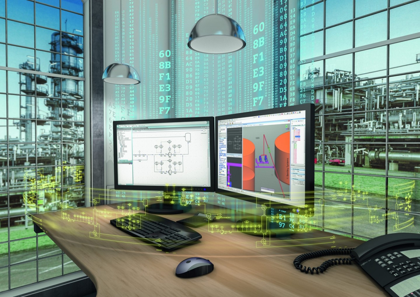 Systémové řešení COMOS pro management technologií